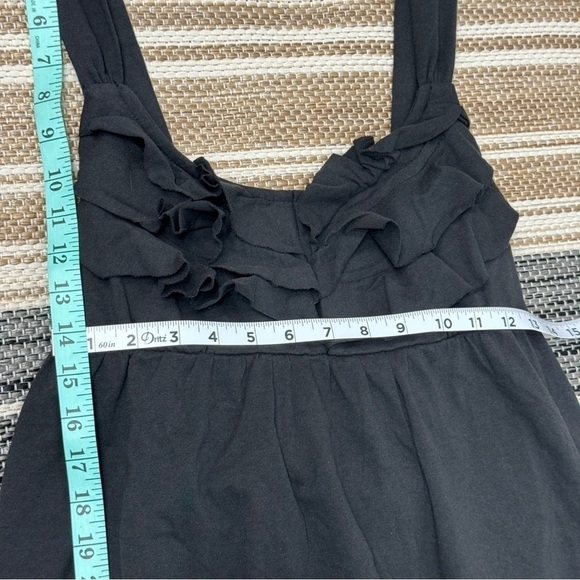 Free People Beach Valley Black Mini Dress Size Large Women - Picture 9 of 10